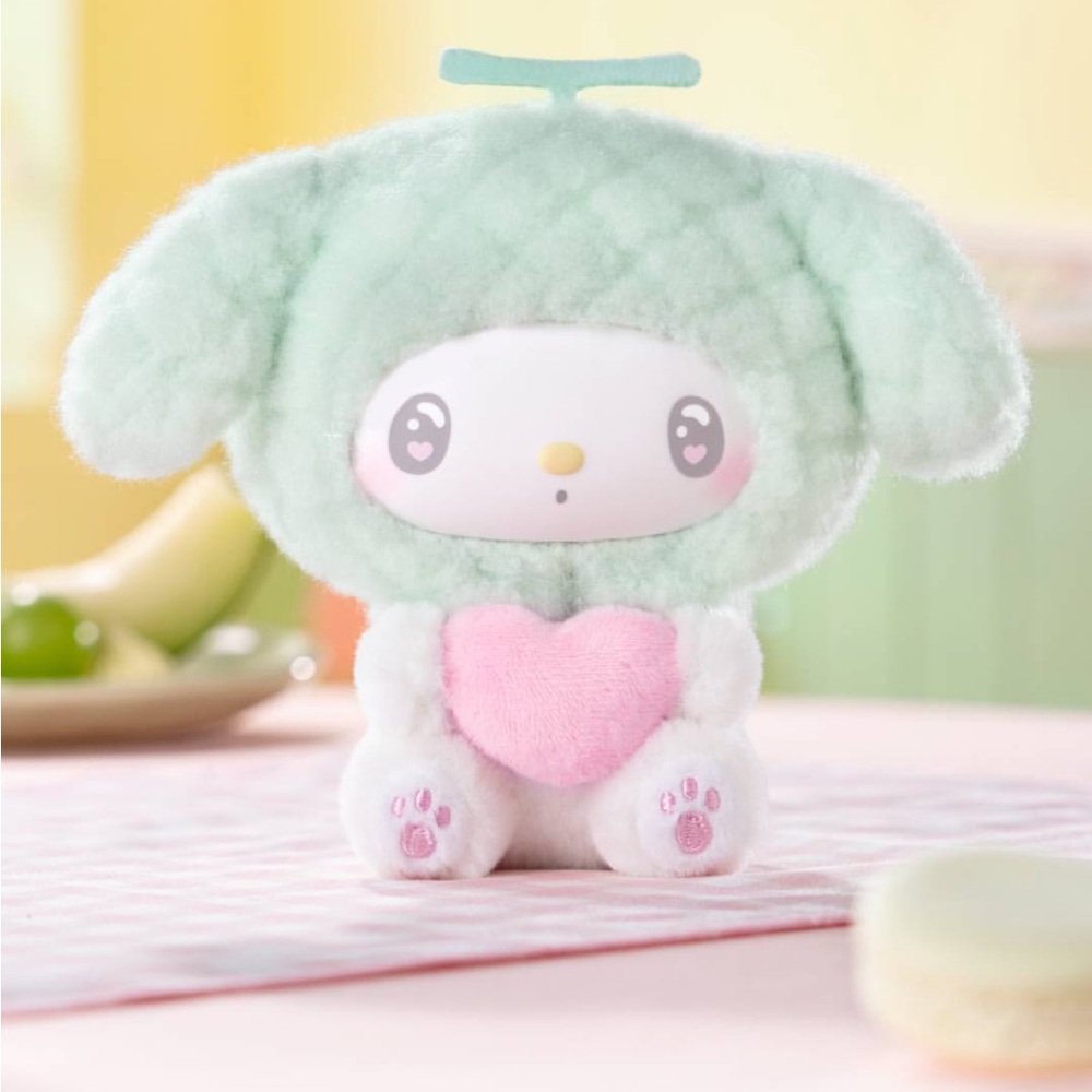 US SELLER MINISO Sanrio My Melody 50th Anniversary Bag Charm - Melon Milk Candy